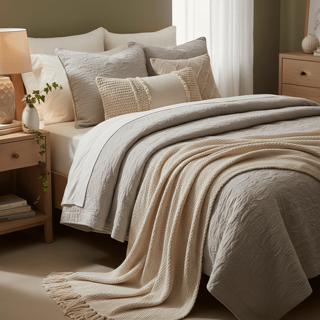 Cozy styled bedroom in a Toronto family home